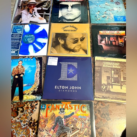 Elton John Vinyl LP Bundle, 10- vinyl LPs - Picture 1 of 2